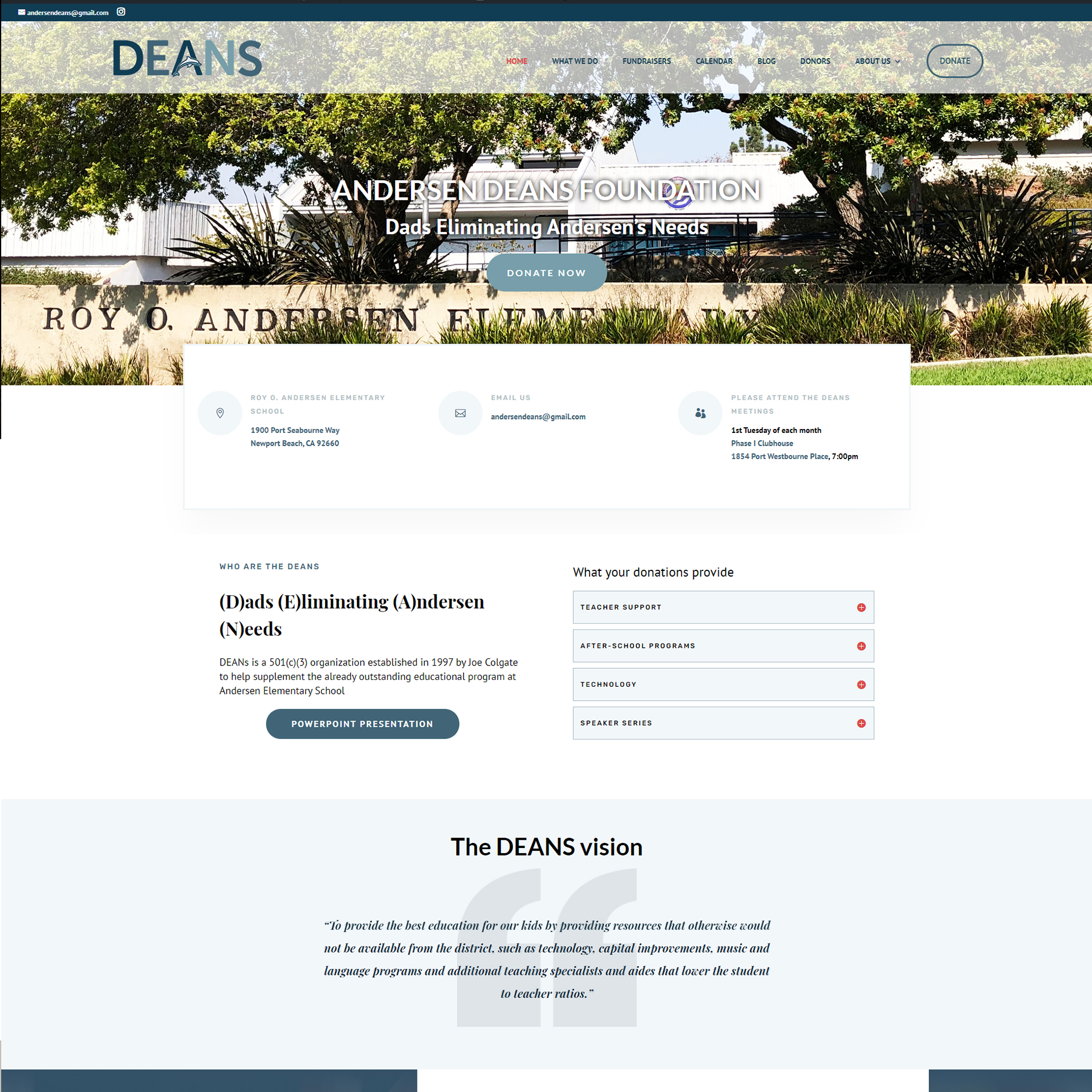 Andersen DEANS Featured Image
